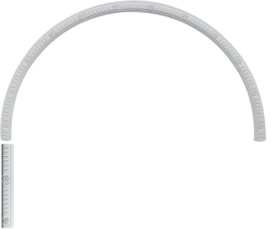 decorative plaster archways