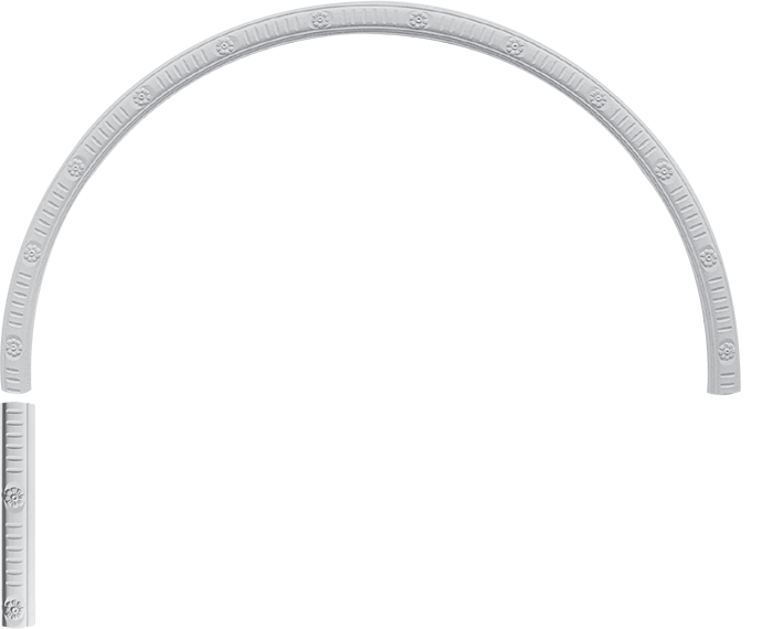 decorative plaster archways