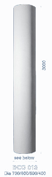 decorative plaster column