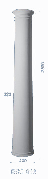 decorative plaster column