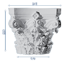 decorative plaster column