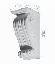 decorative plaster corbels