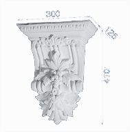 decorative plaster corbels