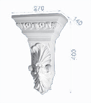 decorative plaster corbels