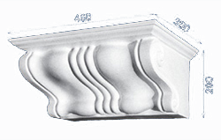 decorative plaster corbels