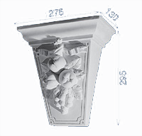 decorative plaster corbels