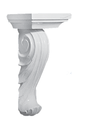 decorative plaster corbels