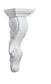 decorative plaster corbels