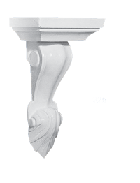 decorative plaster corbels