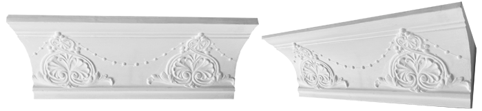 decorative plaster cornice image