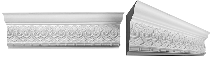 decorative plaster cornice image