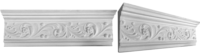 decorative plaster cornice image