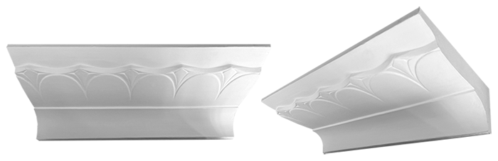 decorative plaster cornice image