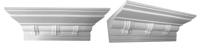 decorative plaster cornice image