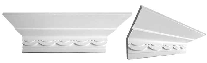 decorative plaster cornice image