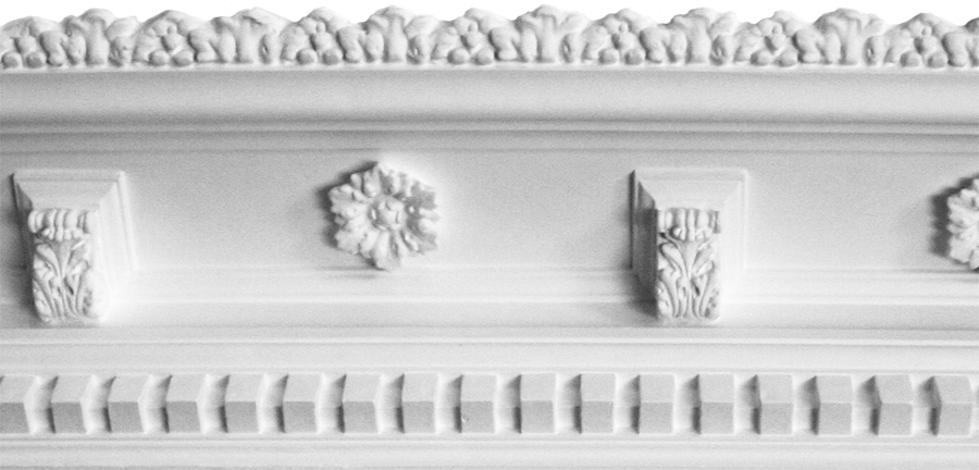 decorative plaster cornice image