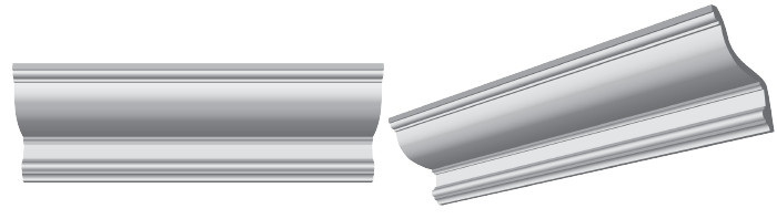 decorative plaster cornice image