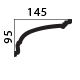 decorative plaster cornice profile