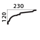 decorative plaster cornice profile