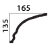 decorative plaster cornice profile