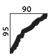 decorative plaster cornice profile