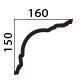 decorative plaster cornice profile