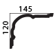 decorative plaster cornice profile