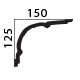 decorative plaster cornice profile