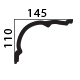 decorative plaster cornice profile