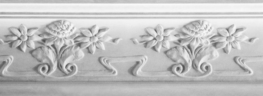 decorative plaster cornice image