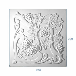 decorative plaster panel