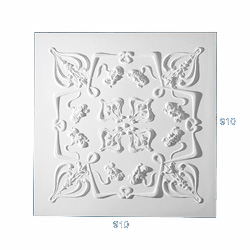 decorative plaster panel