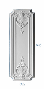 decorative plaster panel