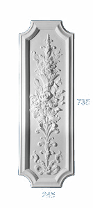 decorative plaster panel