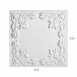 decorative plaster panel