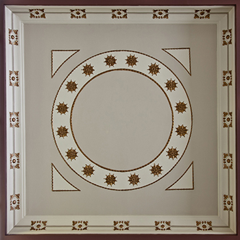 decorative plaster panel