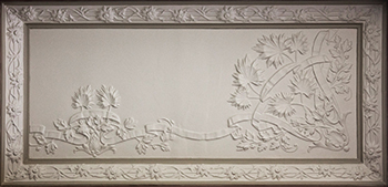 decorative plaster panel