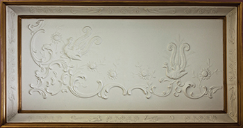 decorative plaster panel