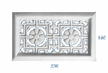 decorative plaster vents