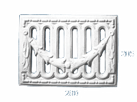 decorative plaster vents